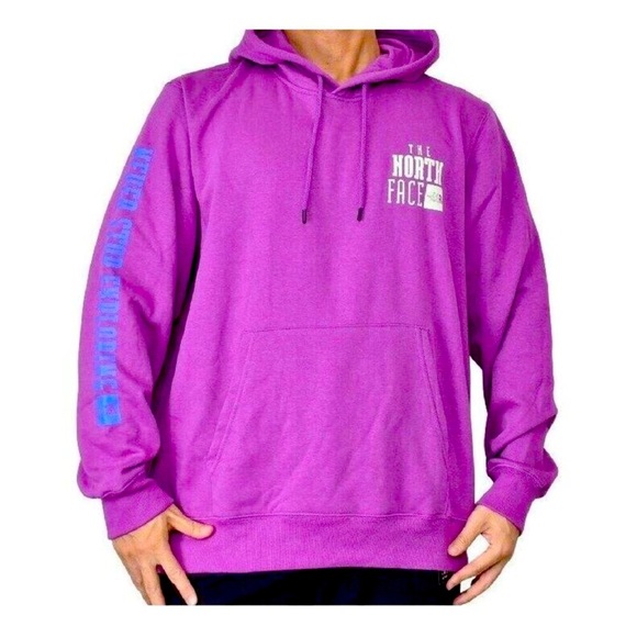 NWT North Face Brand Proud NF0A8121LV1 Men’s Purple Hoodie, Size XL